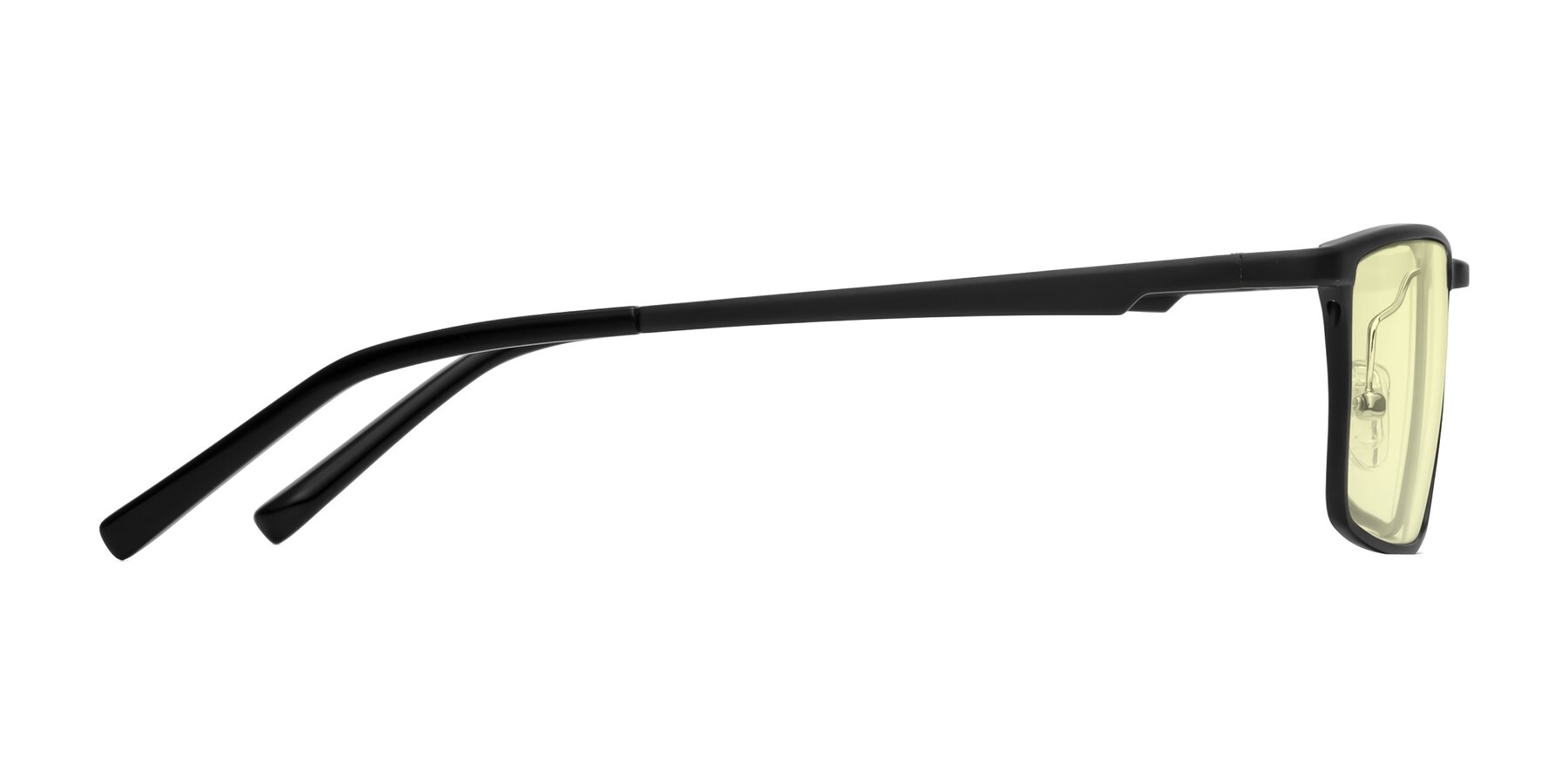 Side of CX6330 in Black with Light Yellow Tinted Lenses