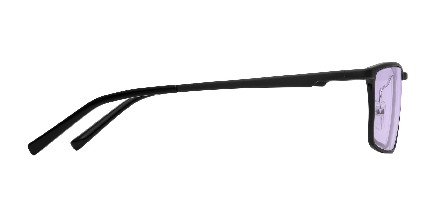 Side of CX6330 in Black with Light Purple Tinted Lenses