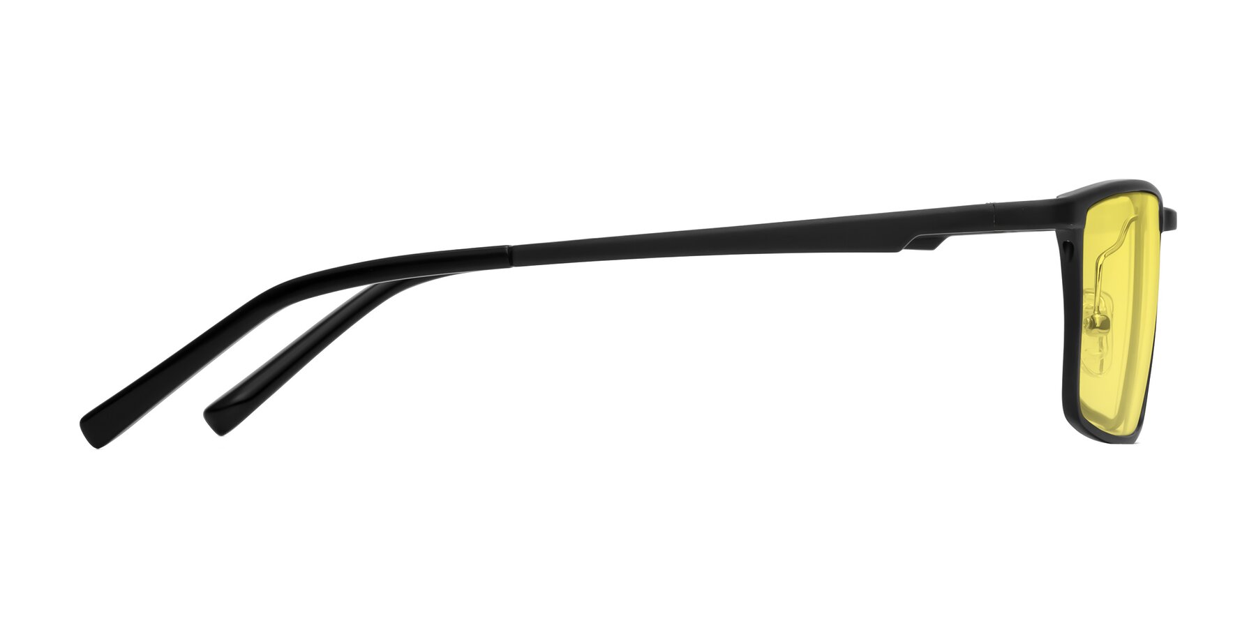 Side of CX6330 in Black with Medium Yellow Tinted Lenses