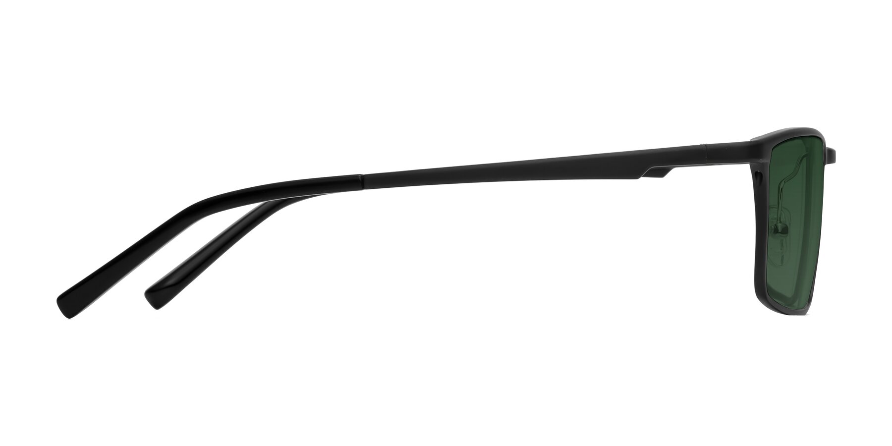 Side of CX6330 in Black with Green Tinted Lenses