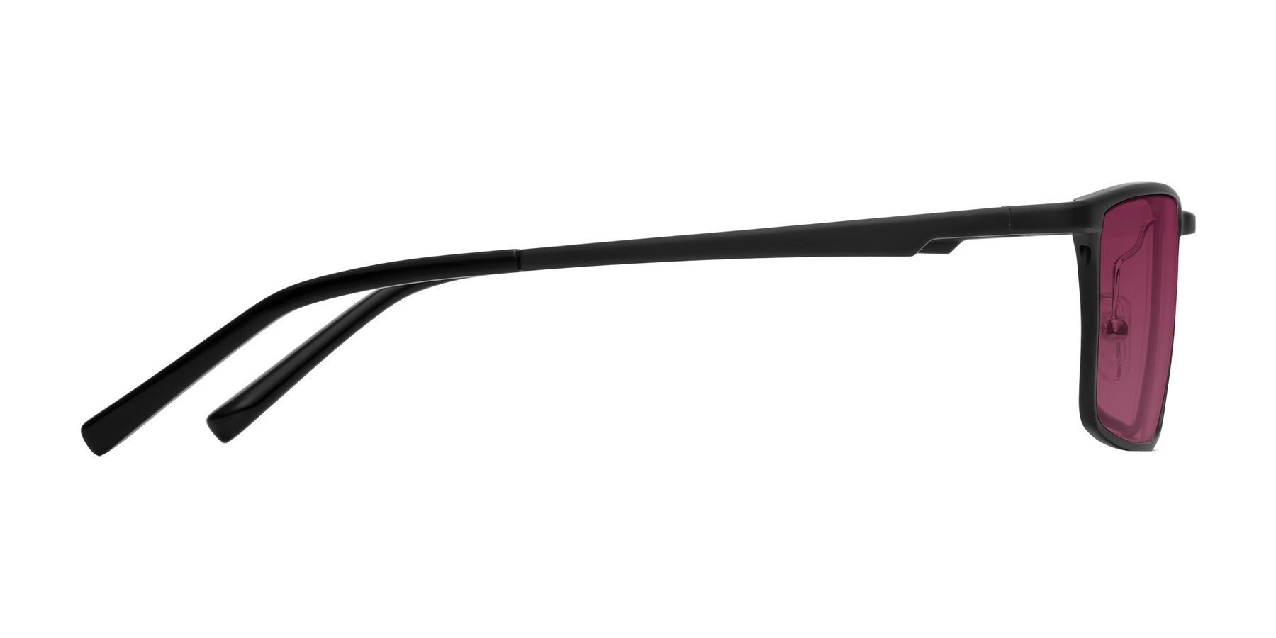 Side of CX6330 in Black with Wine Tinted Lenses