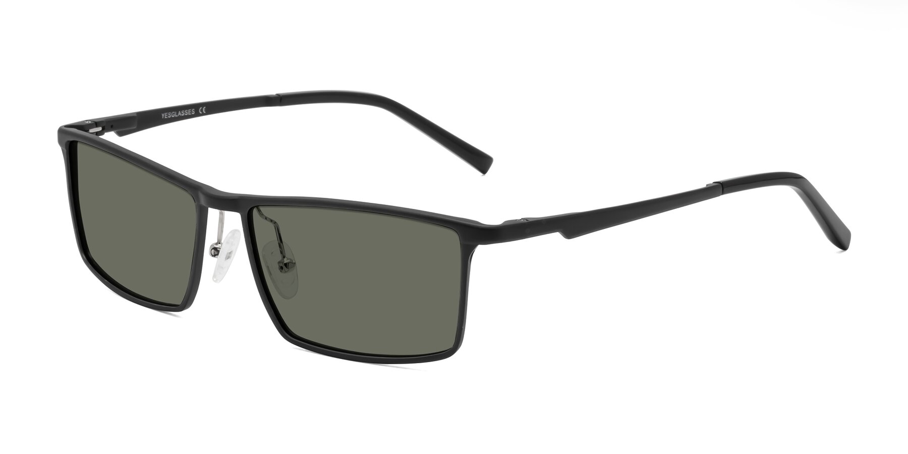 Angle of CX6330 in Black with Gray Polarized Lenses