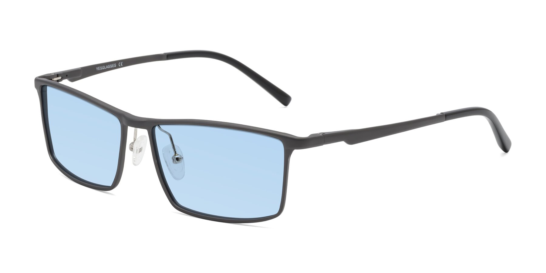 Angle of CX6330 in Gunmetal with Light Blue Tinted Lenses