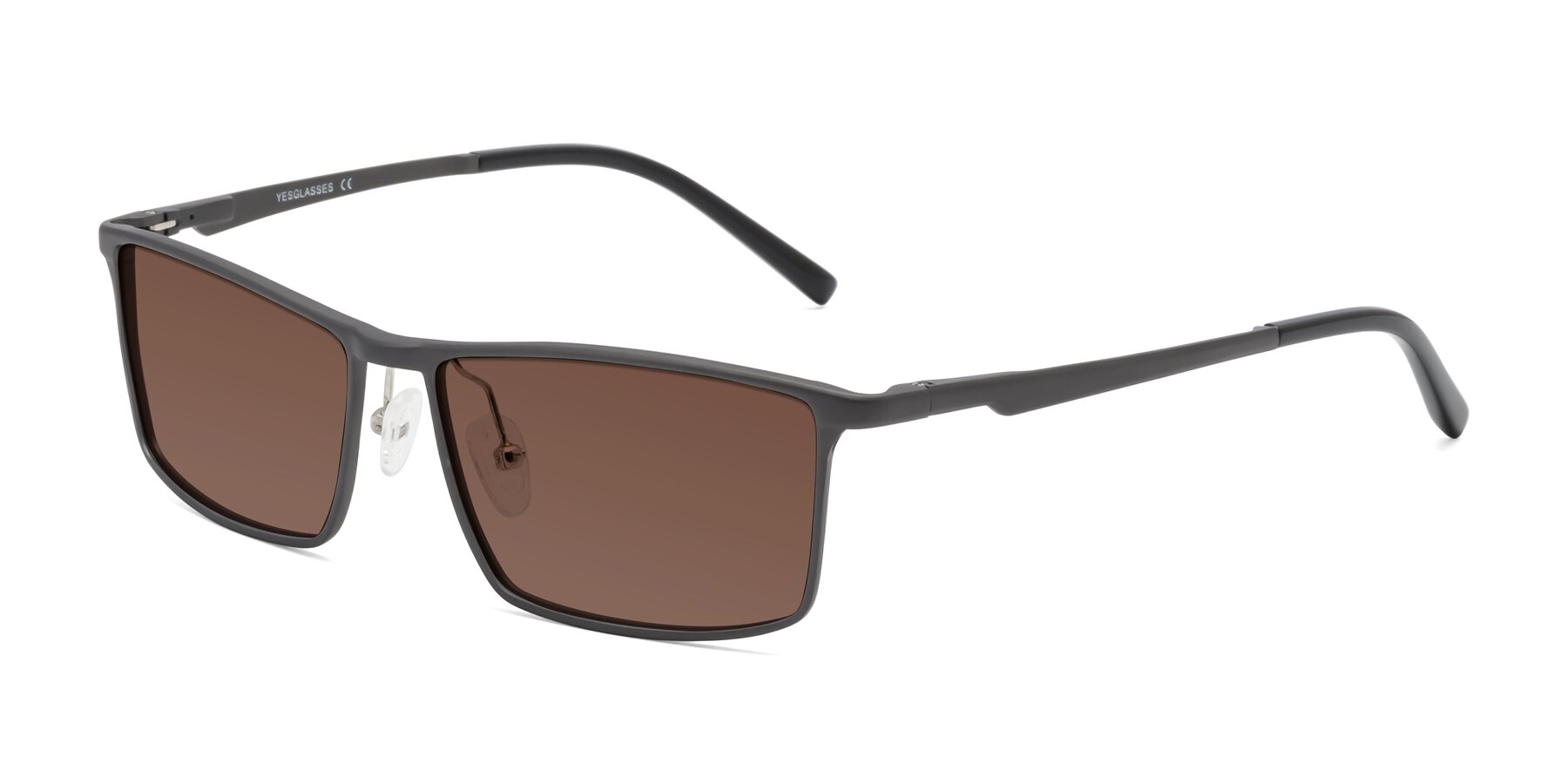 Angle of CX6330 in Gunmetal with Brown Tinted Lenses