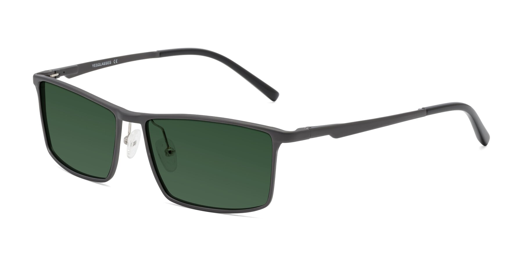 Angle of CX6330 in Gunmetal with Green Tinted Lenses