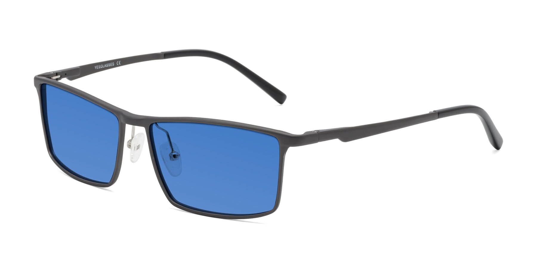 Angle of CX6330 in Gunmetal with Blue Tinted Lenses