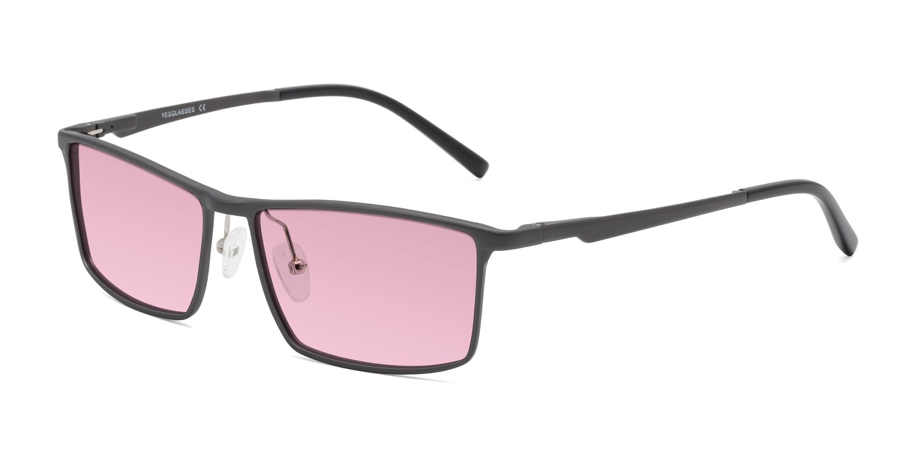 Angle of CX6330 in Gunmetal with Light Wine Tinted Lenses