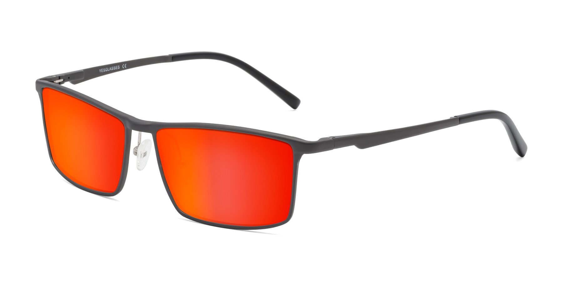 Angle of CX6330 in Gunmetal with Red Gold Mirrored Lenses
