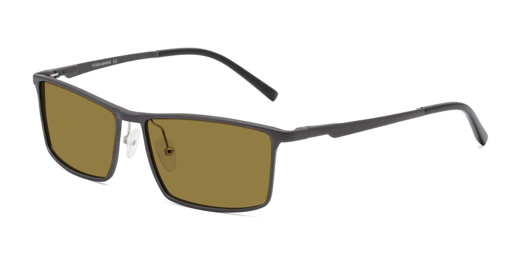 Angle of CX6330 in Gunmetal with Brown Polarized Lenses