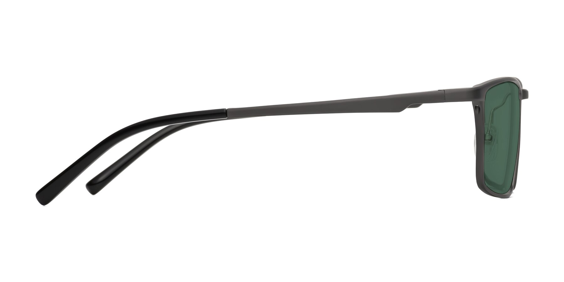 Side of CX6330 in Gunmetal with Green Polarized Lenses