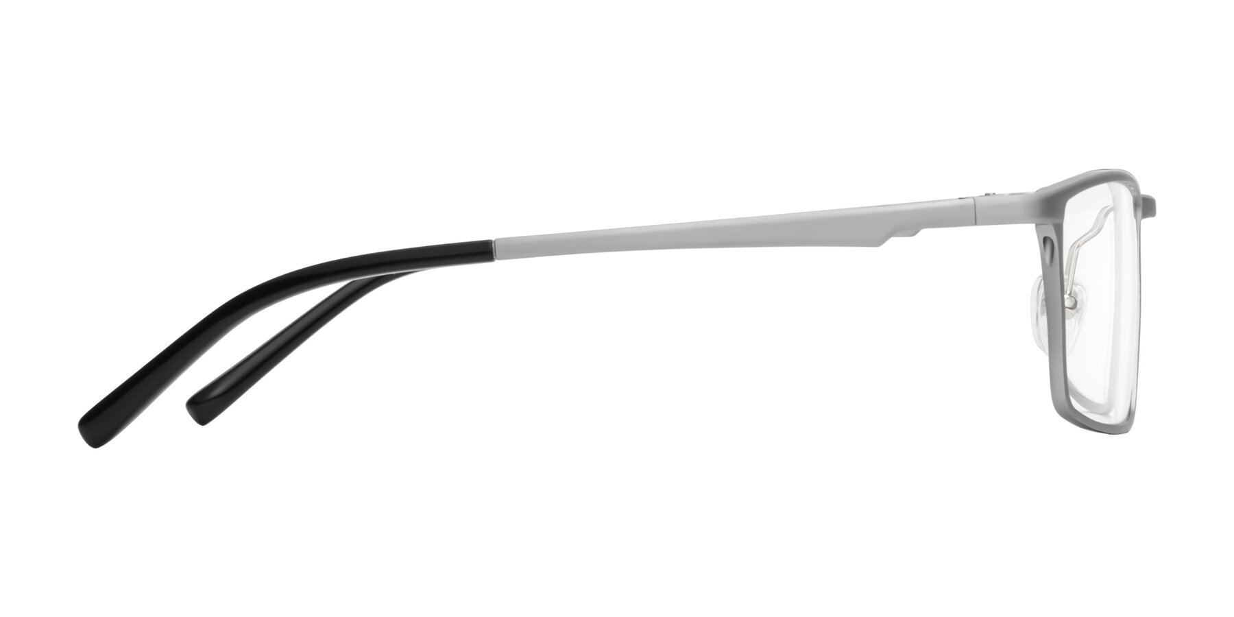 Side of CX6330 in Silver with Clear Reading Eyeglass Lenses