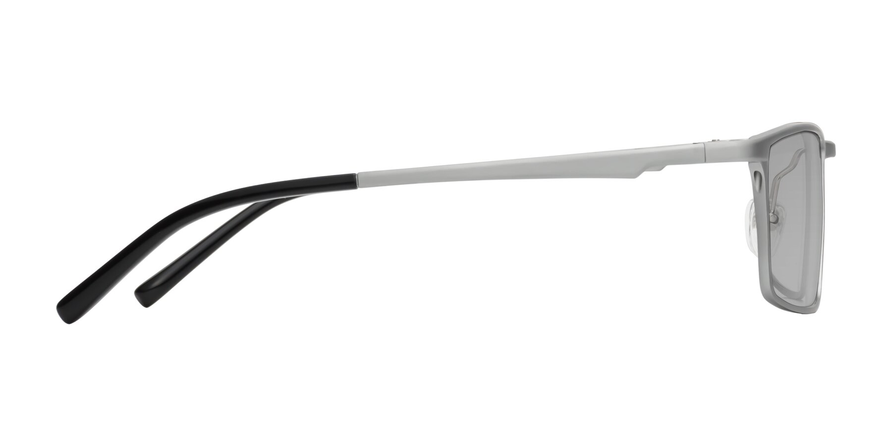 Side of CX6330 in Silver with Light Gray Tinted Lenses