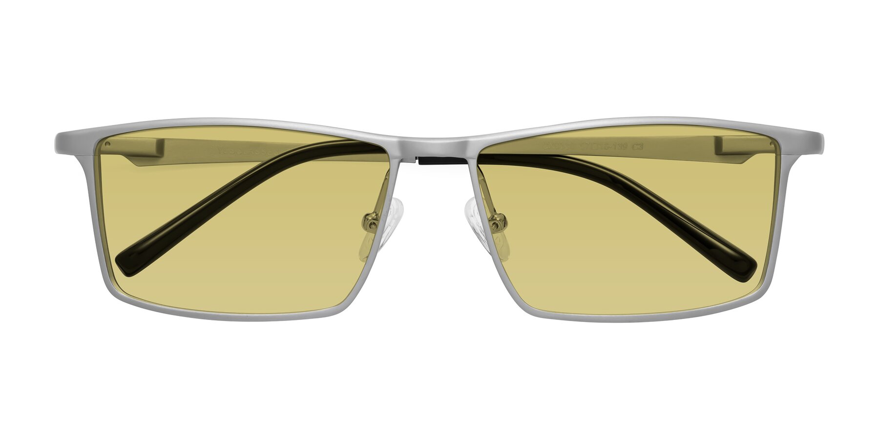 Folded Front of CX6330 in Silver with Medium Champagne Tinted Lenses