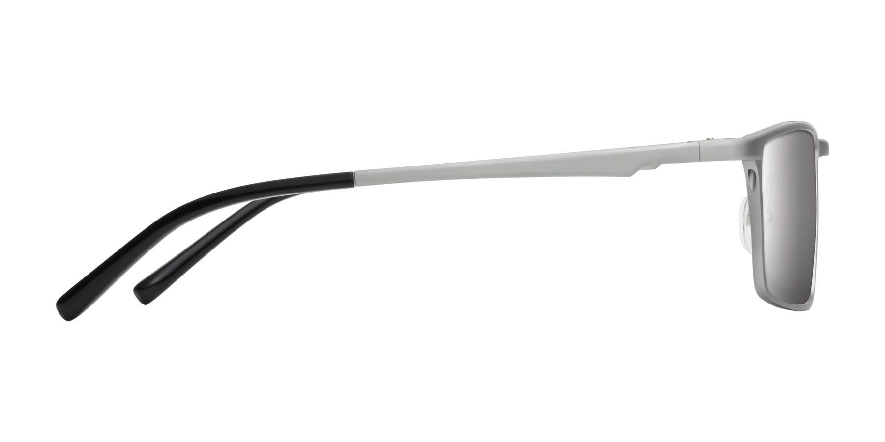 Side of CX6330 in Silver with Silver Mirrored Lenses