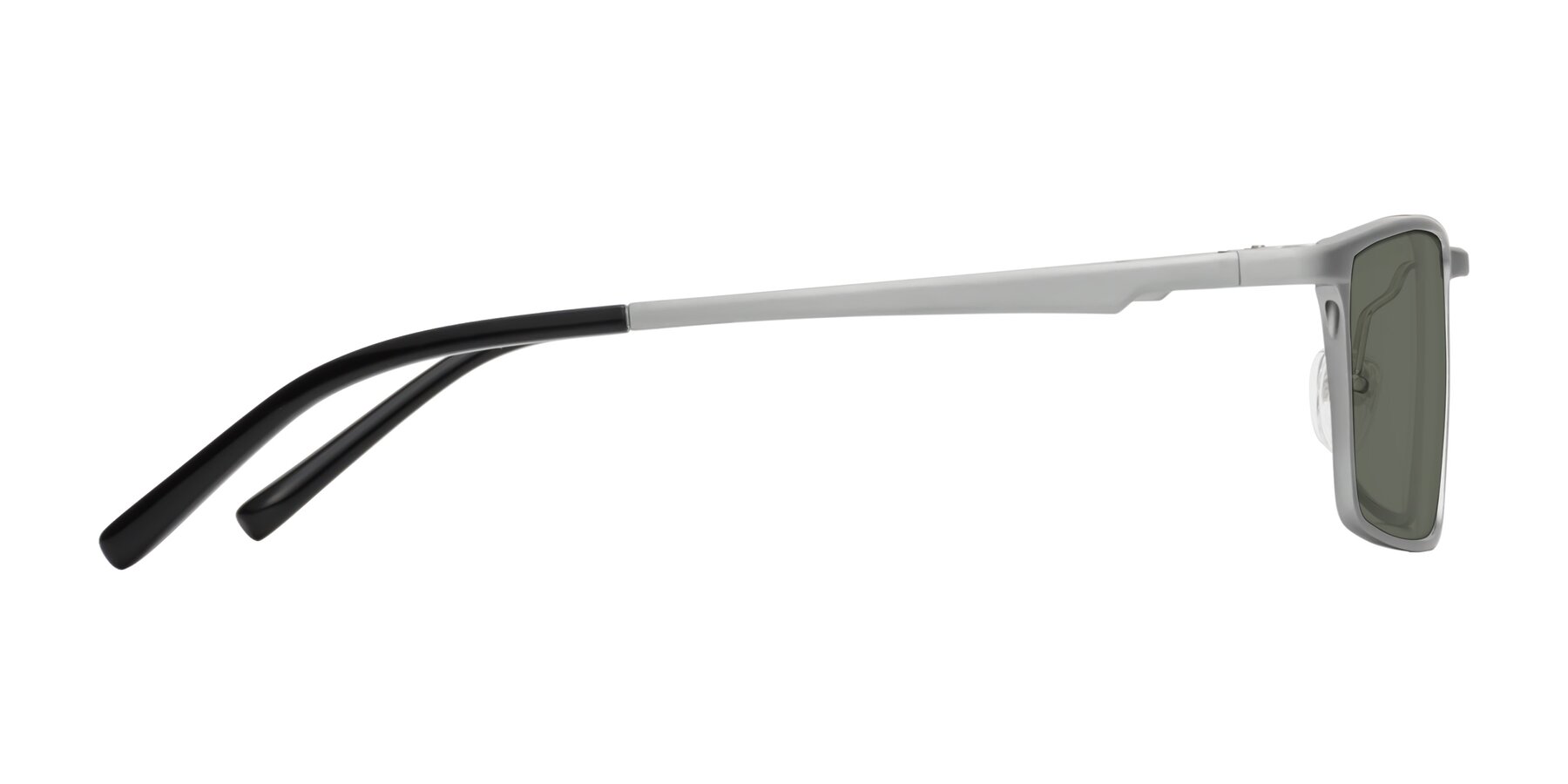 Side of CX6330 in Silver with Gray Polarized Lenses