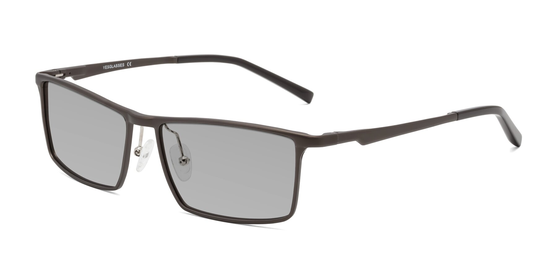 Angle of CX6330 in Coffee with Light Gray Tinted Lenses