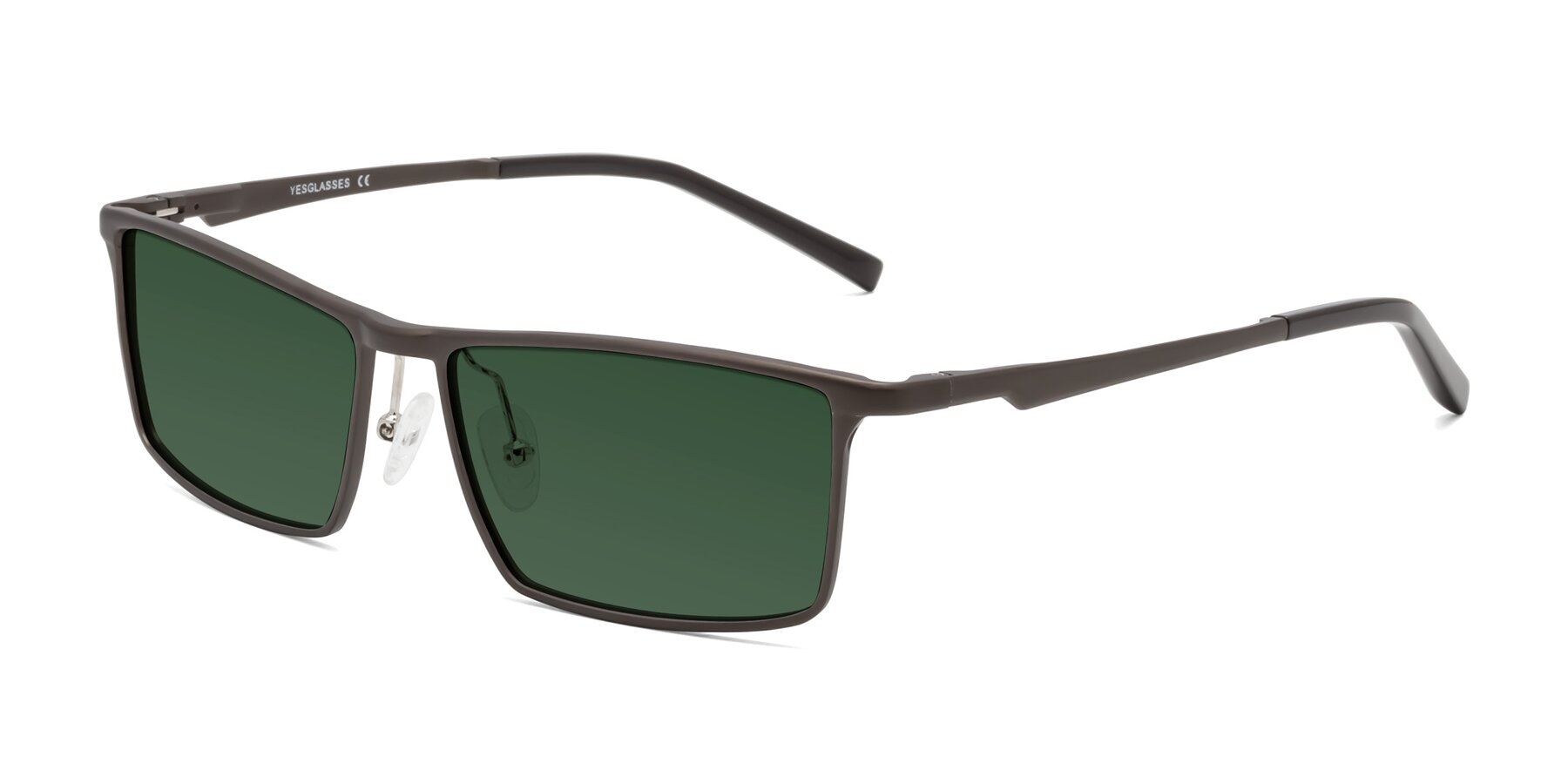 Angle of CX6330 in Coffee with Green Tinted Lenses