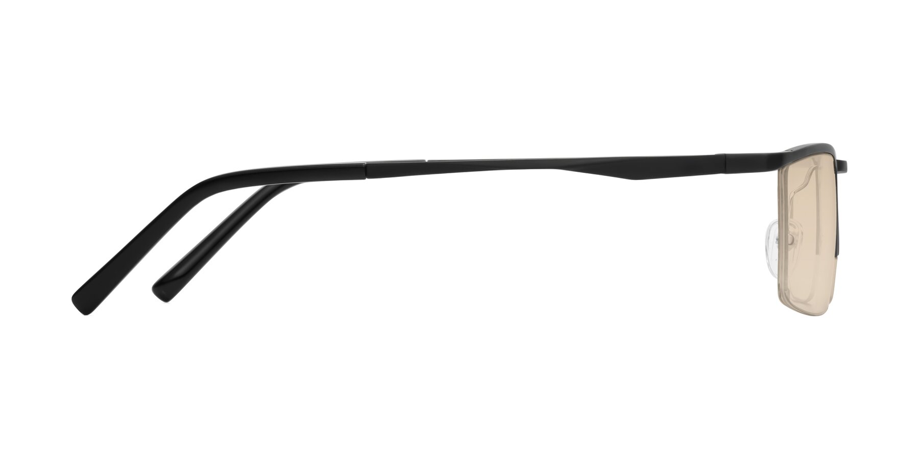 Side of XL9005 in Black with Light Brown Tinted Lenses