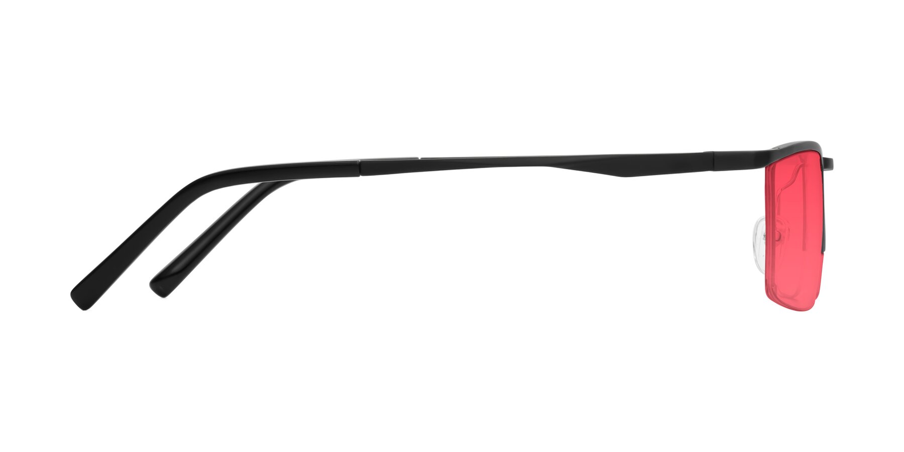 Side of XL9005 in Black with Red Tinted Lenses