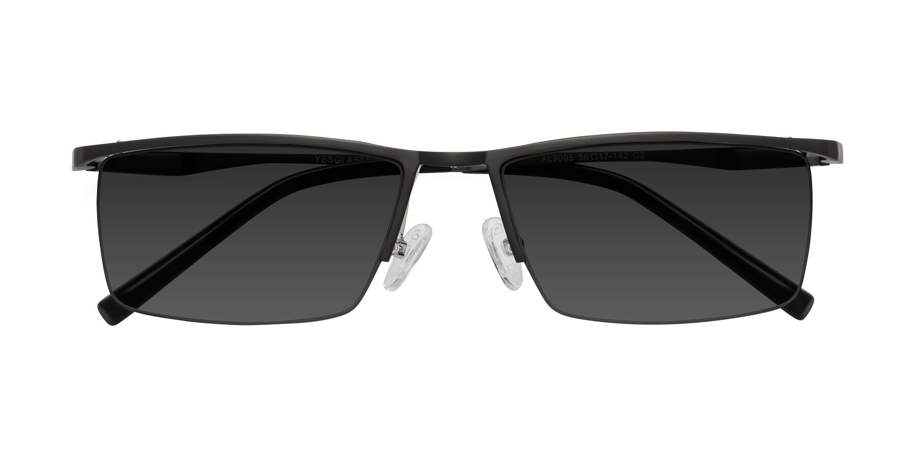 Folded Front of XL9005 in Gunmetal with Gray Tinted Lenses
