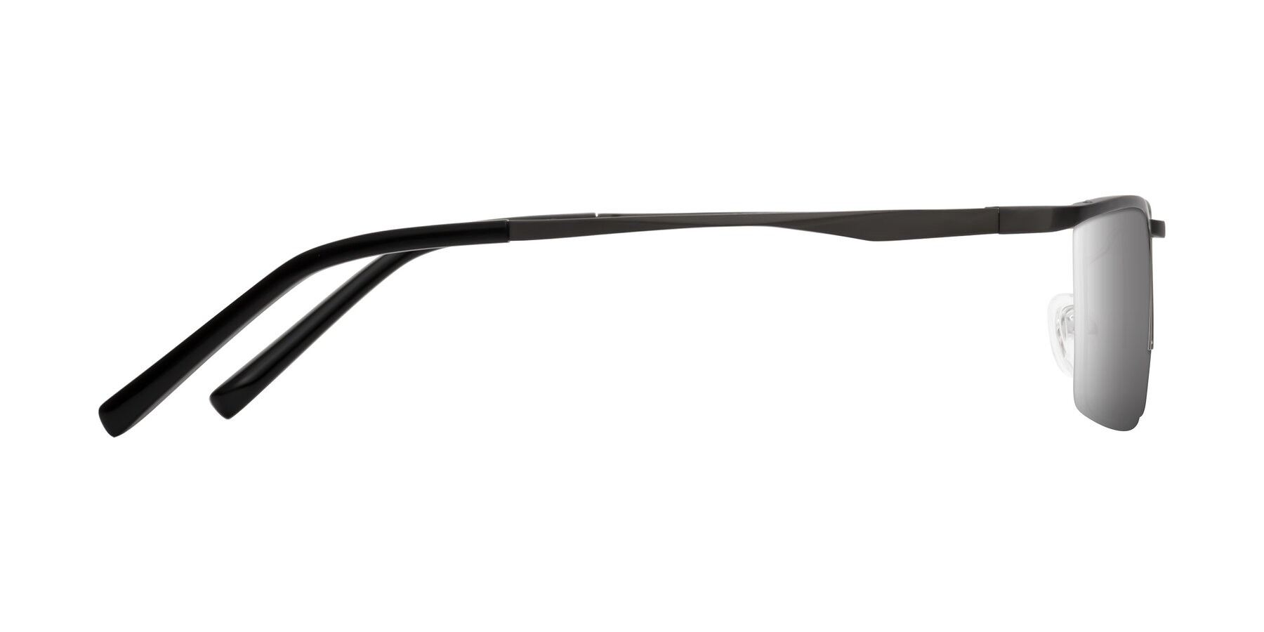 Side of XL9005 in Gunmetal with Silver Mirrored Lenses