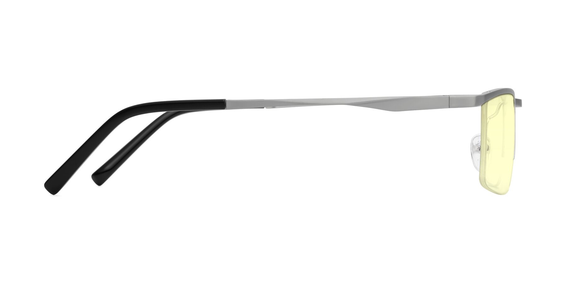 Side of XL9005 in Silver with Light Yellow Tinted Lenses