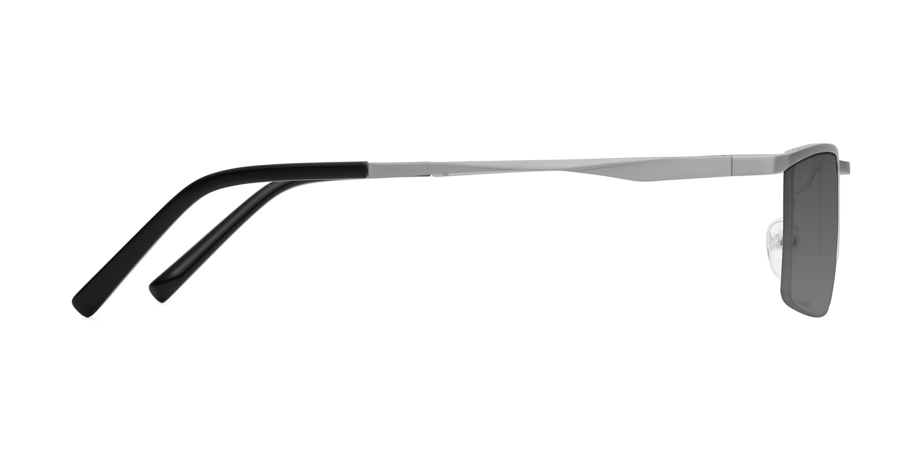 Side of XL9005 in Silver with Medium Gray Tinted Lenses