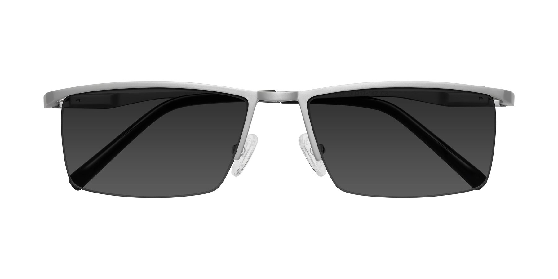 Folded Front of XL9005 in Silver with Gray Tinted Lenses