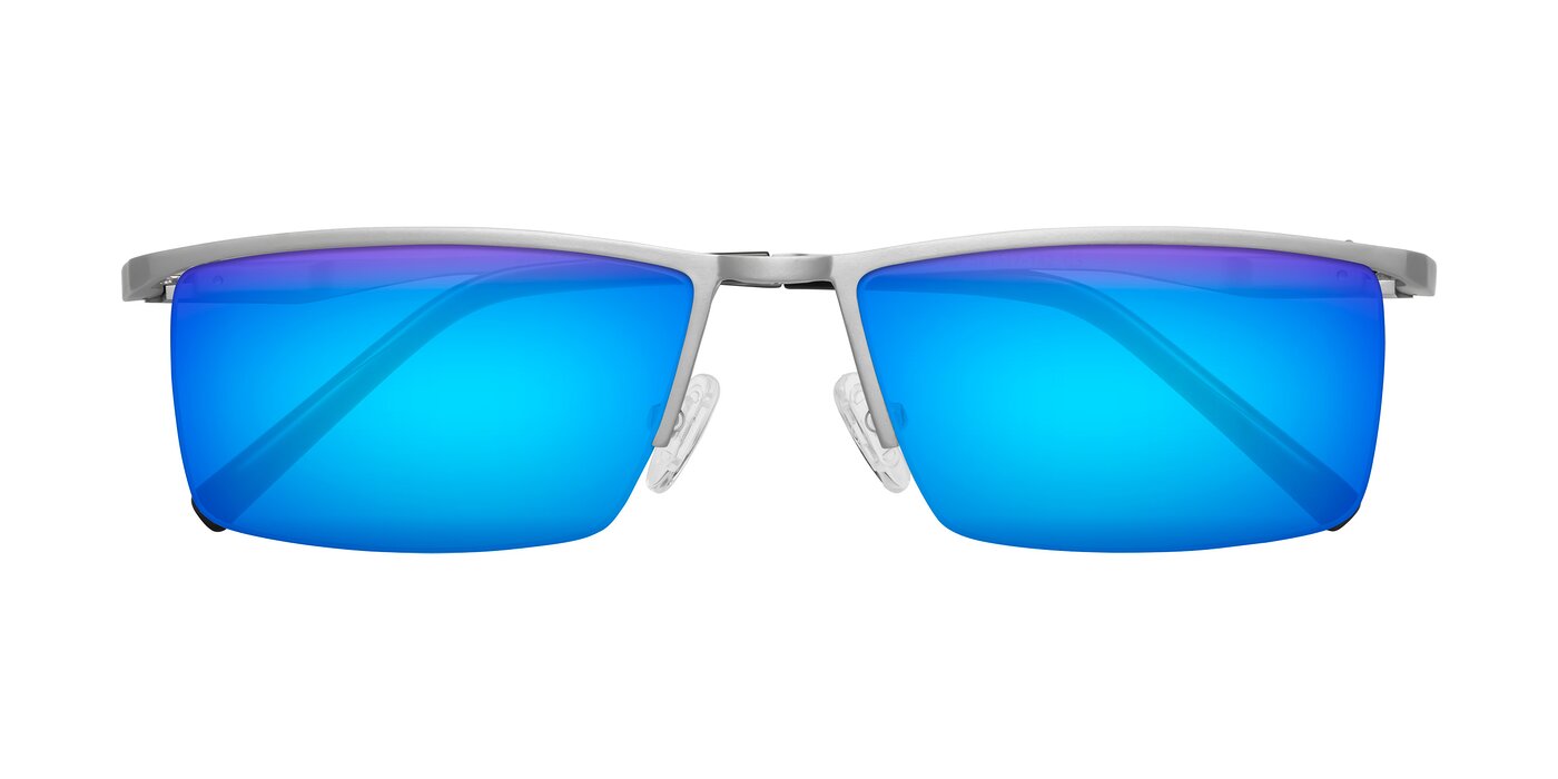 XL9005 - Silver Flash Mirrored Sunglasses