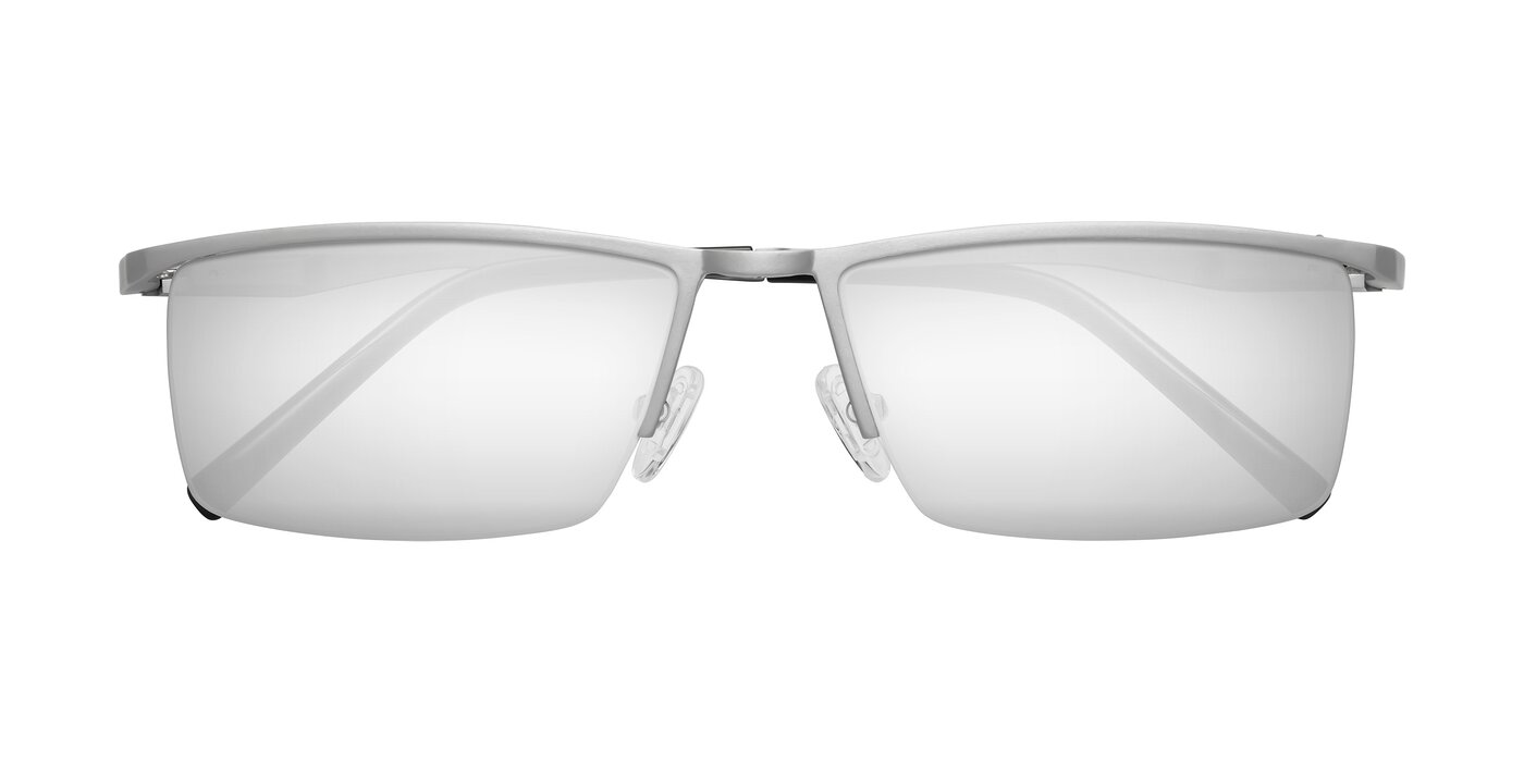 XL9005 - Silver Flash Mirrored Sunglasses