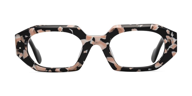 Molly - Pink Floral/Black Eyeglasses