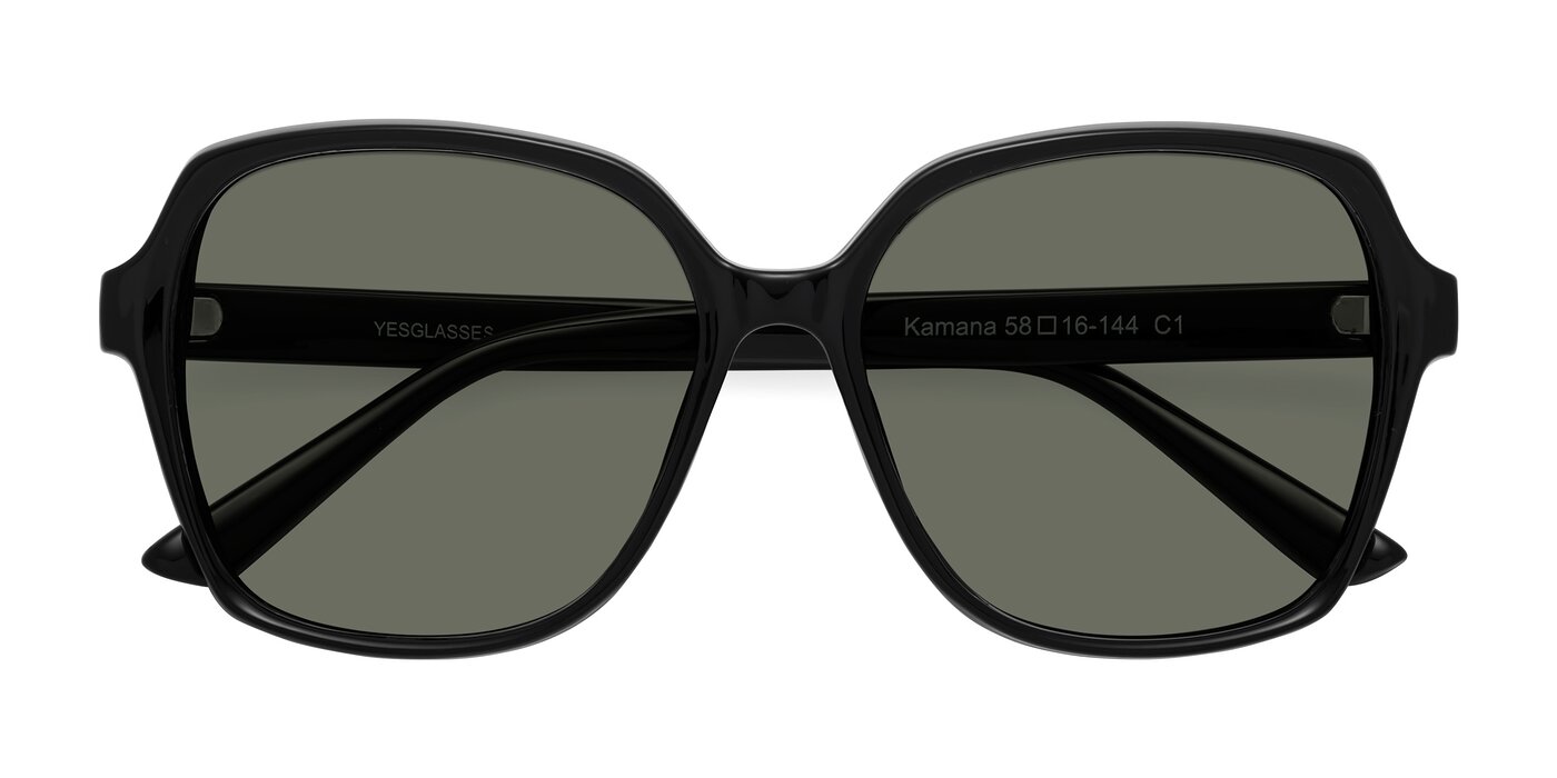 Kamana - Black Polarized Sunglasses