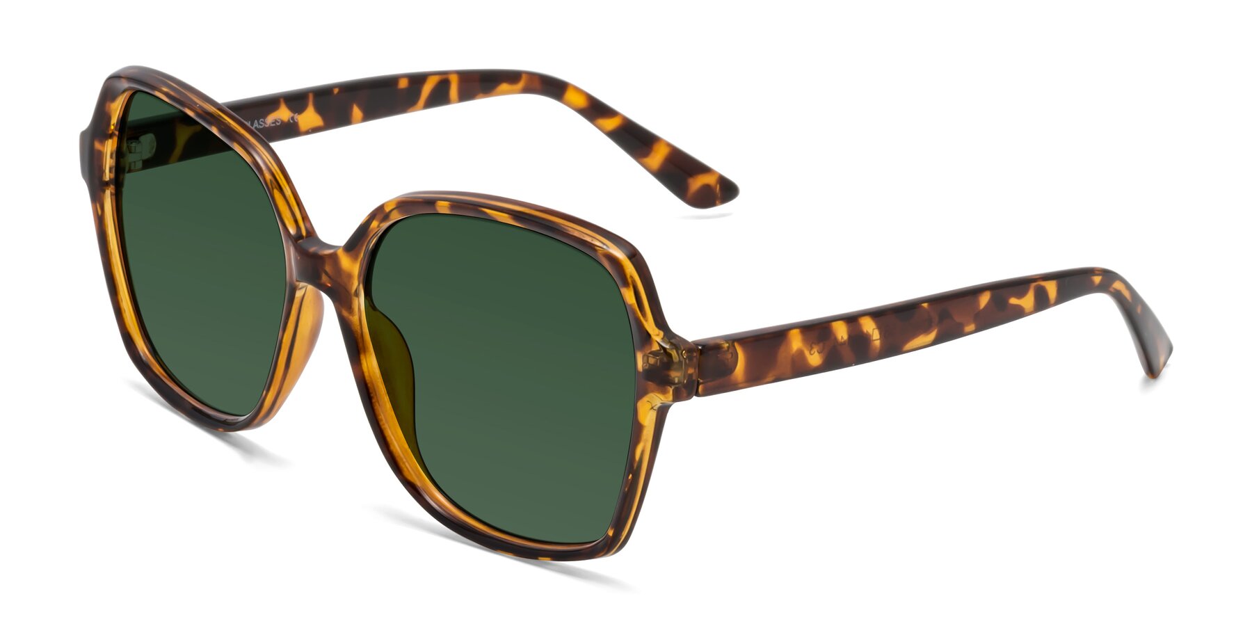 Angle of Kamana in Tortoise with Green Tinted Lenses