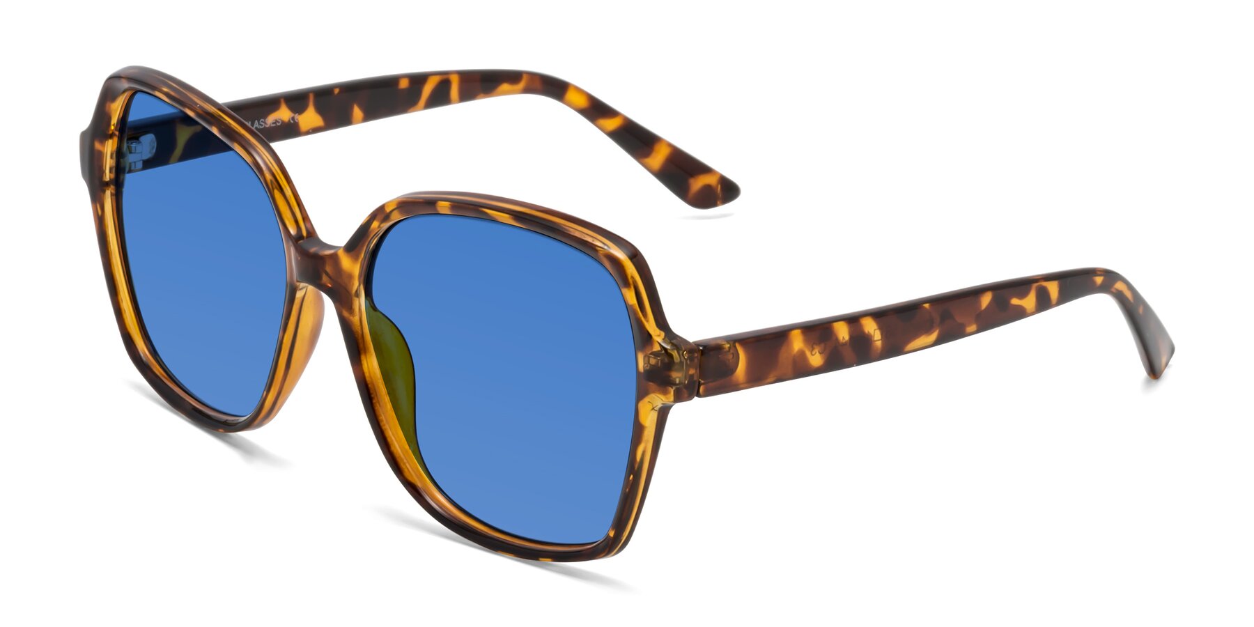 Angle of Kamana in Tortoise with Blue Tinted Lenses