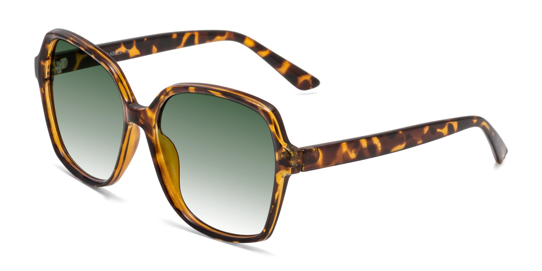 Angle of Kamana in Tortoise with Green Gradient Lenses