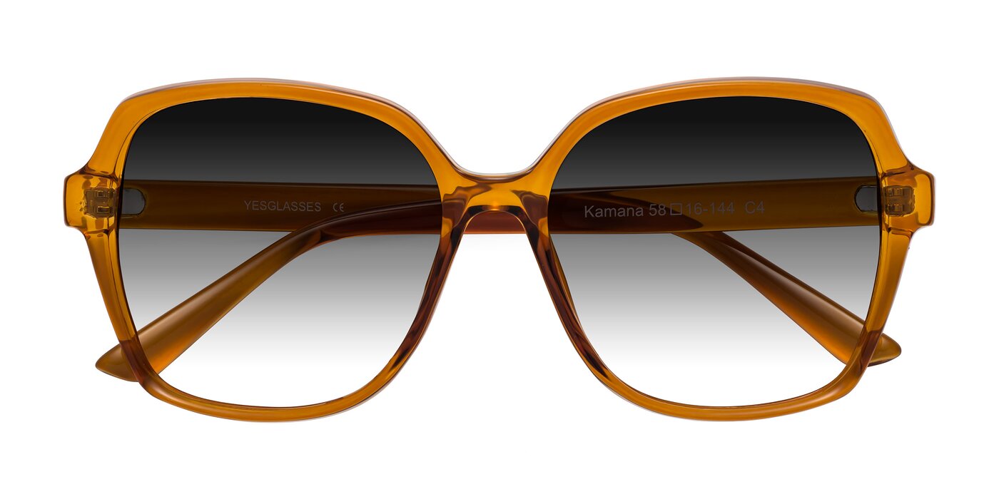 Kamana - Maple Syrup Gradient Sunglasses