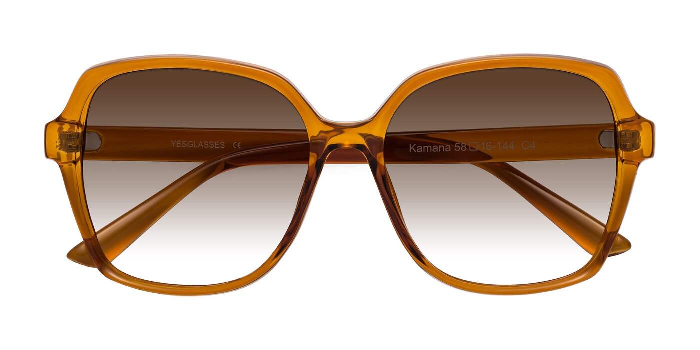 Kamana - Maple Syrup Gradient Sunglasses