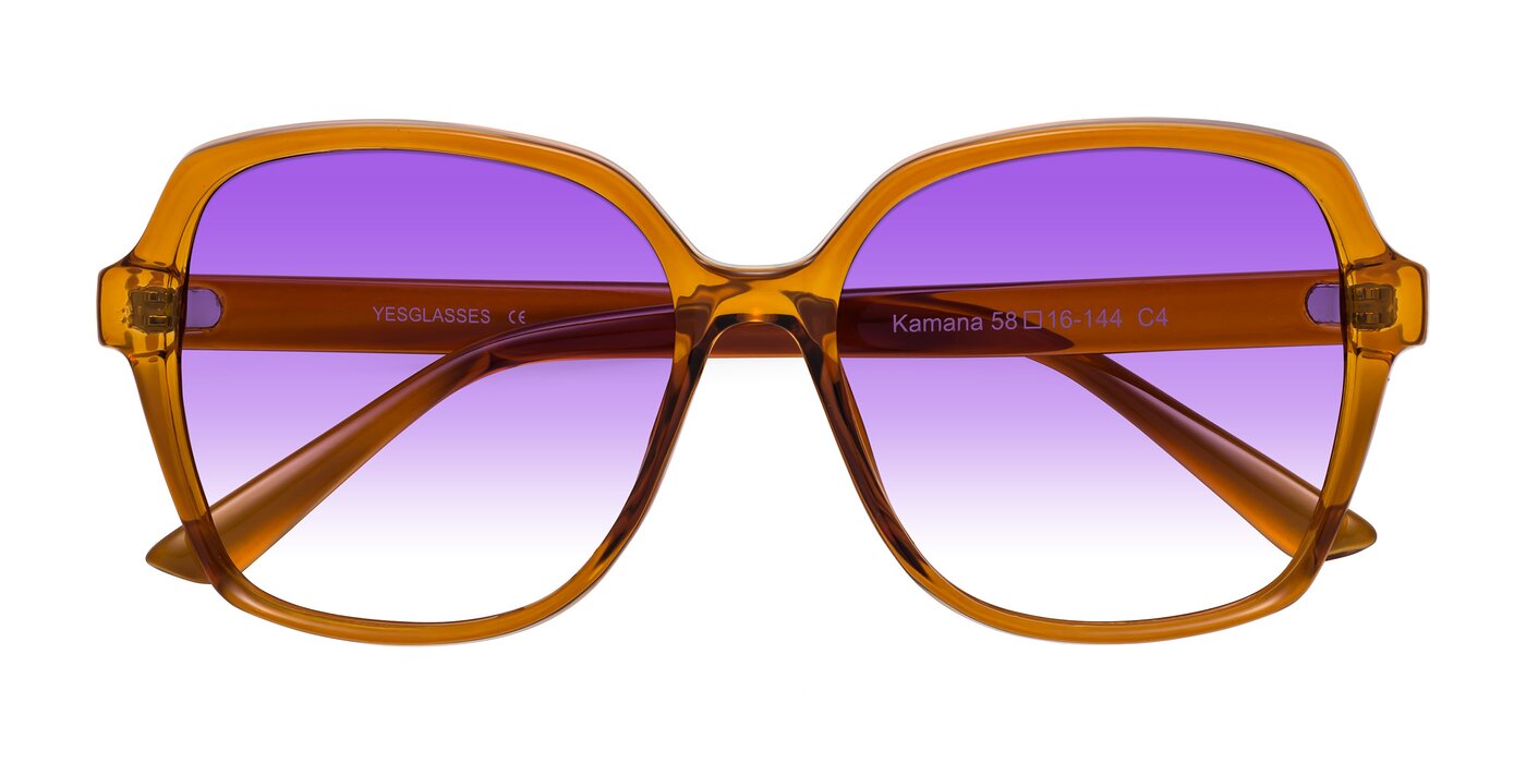 Kamana - Maple Syrup Gradient Sunglasses