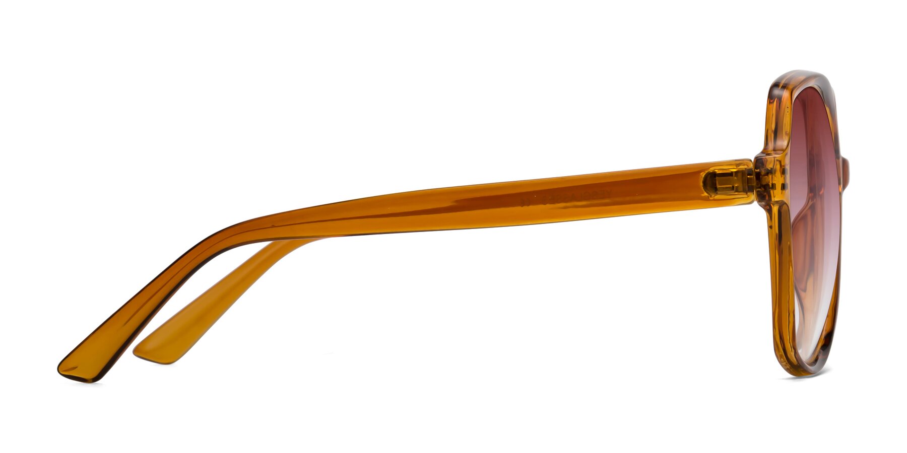 Side of Kamana in Maple Syrup with Garnet Gradient Lenses