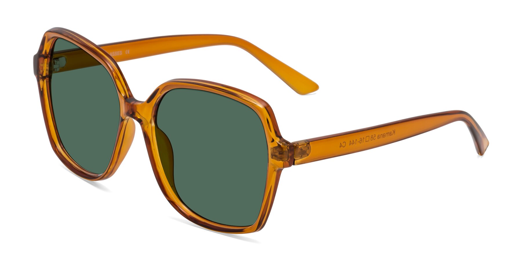 Angle of Kamana in Maple Syrup with Green Polarized Lenses