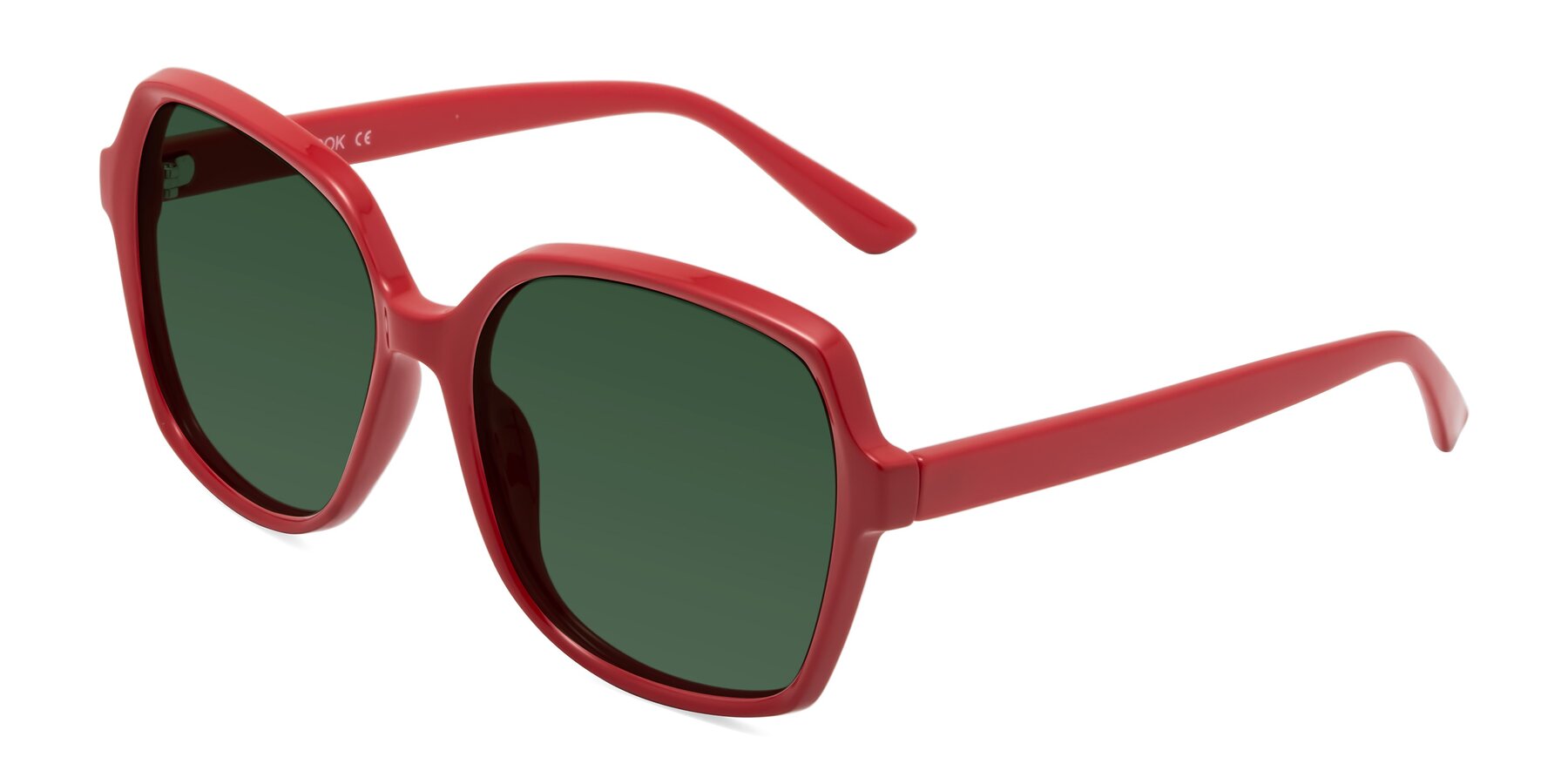 Angle of Kamana in Red with Green Tinted Lenses