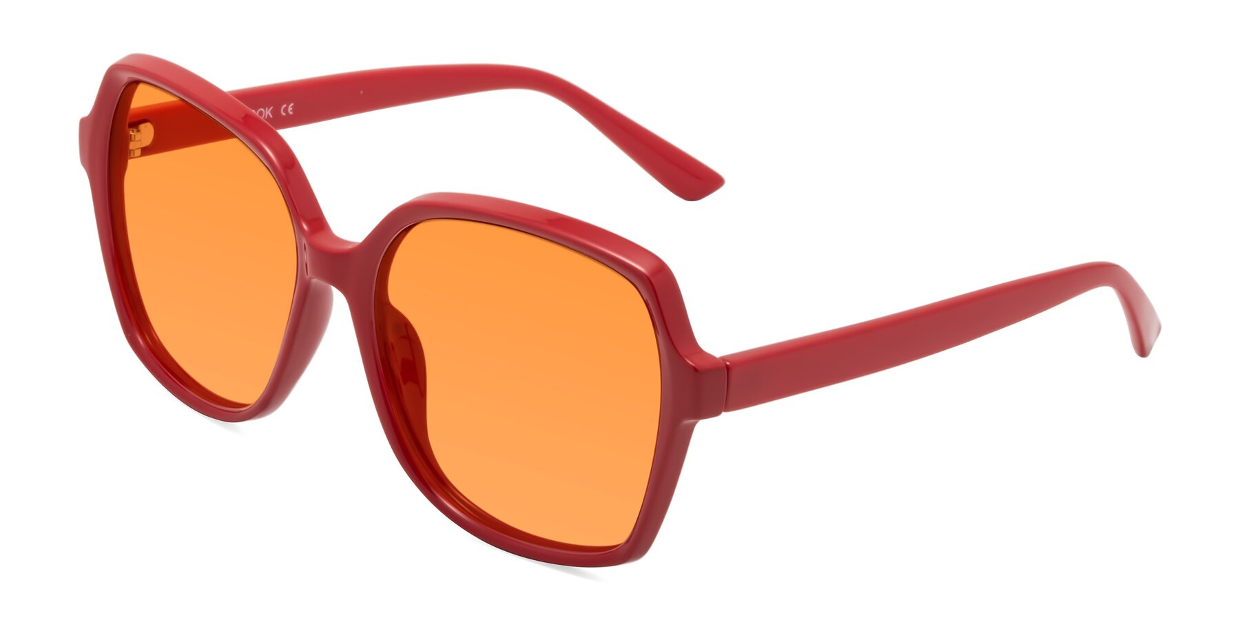 Angle of Kamana in Red with Orange Tinted Lenses