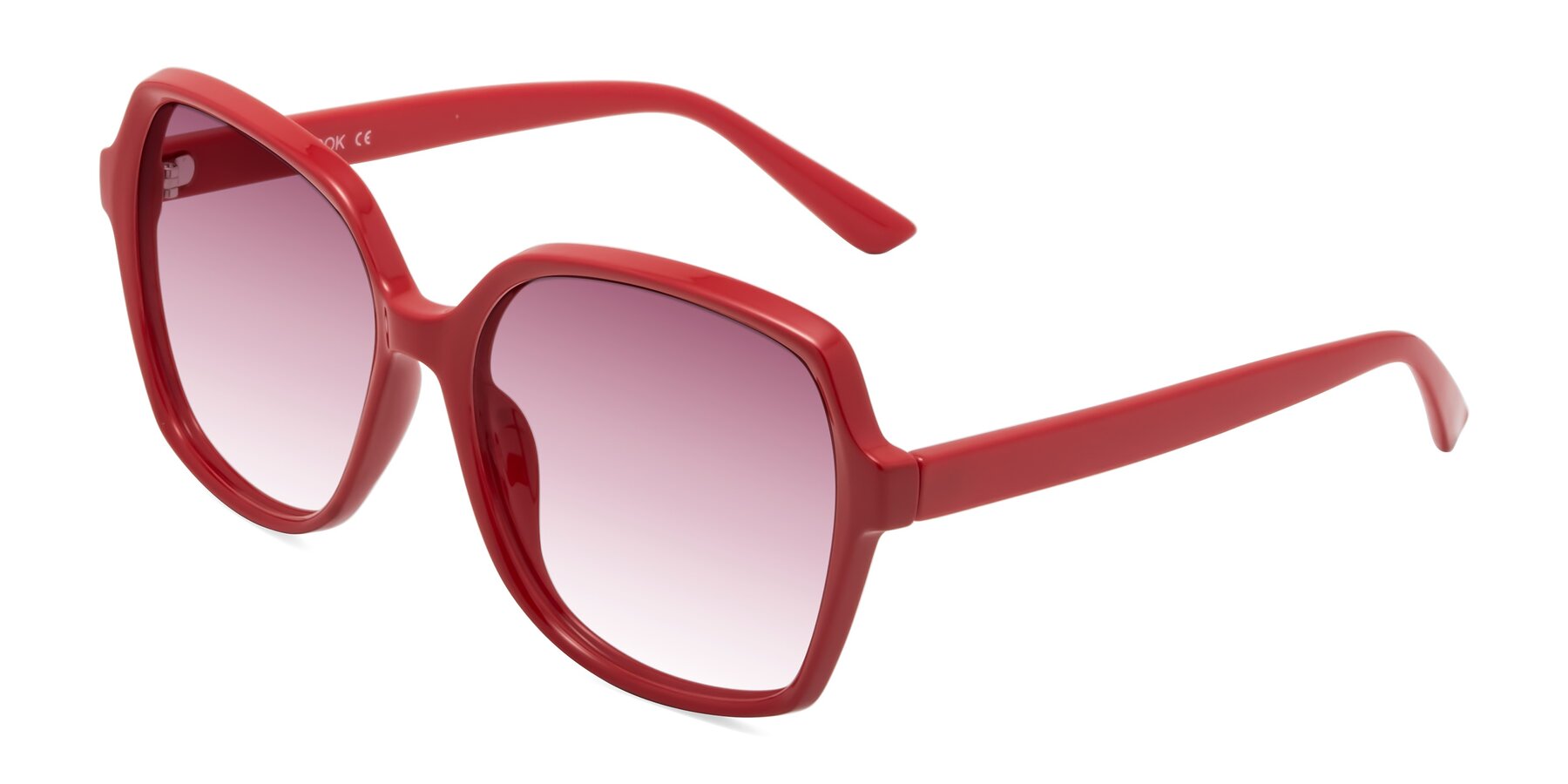 Angle of Kamana in Red with Wine Gradient Lenses
