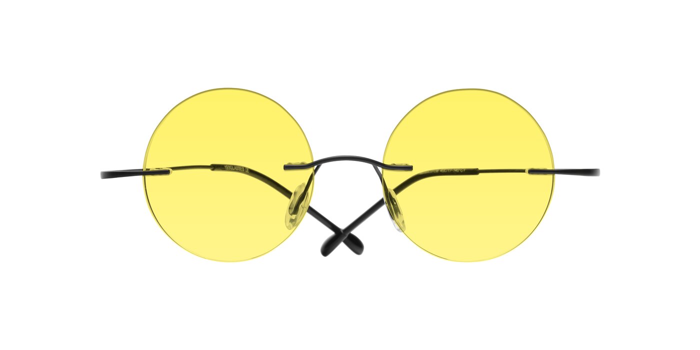 Minicircle - Black Tinted Sunglasses