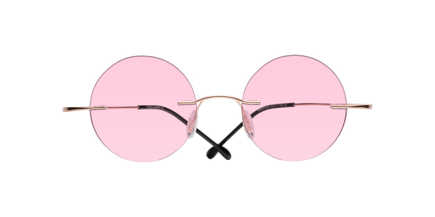 Minicircle - Rose Gold Tinted Sunglasses