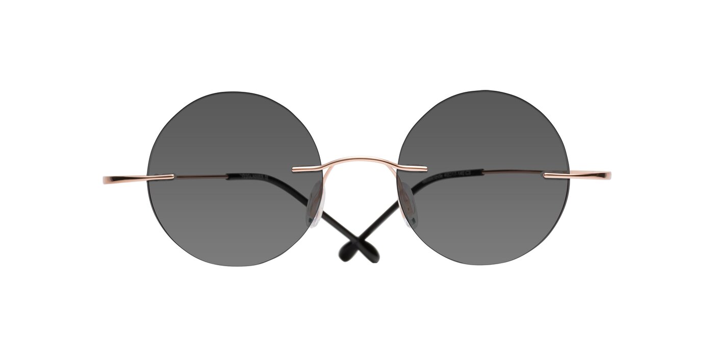 Minicircle - Rose Gold Tinted Sunglasses