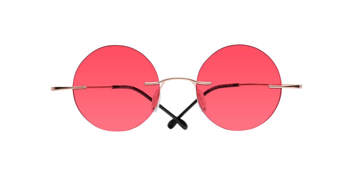 Minicircle - Rose Gold Tinted Sunglasses