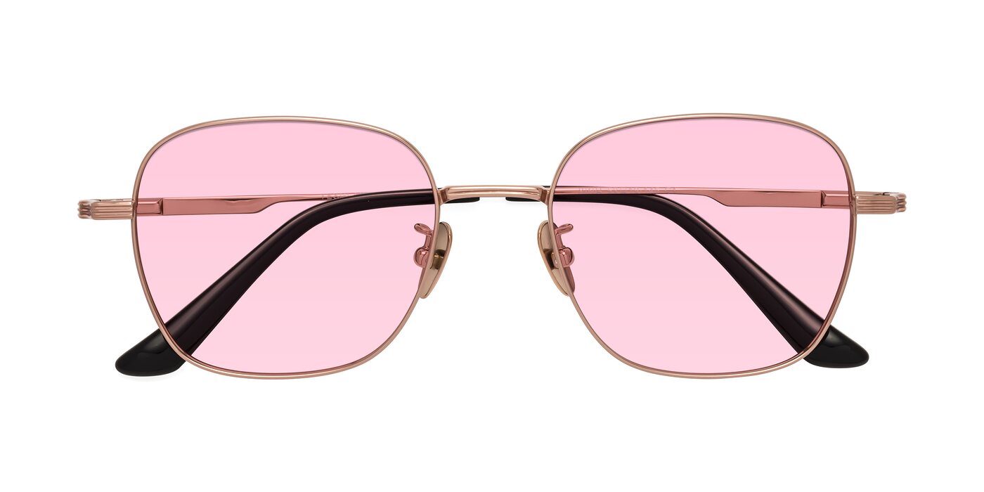 XING - Rose Gold Tinted Sunglasses