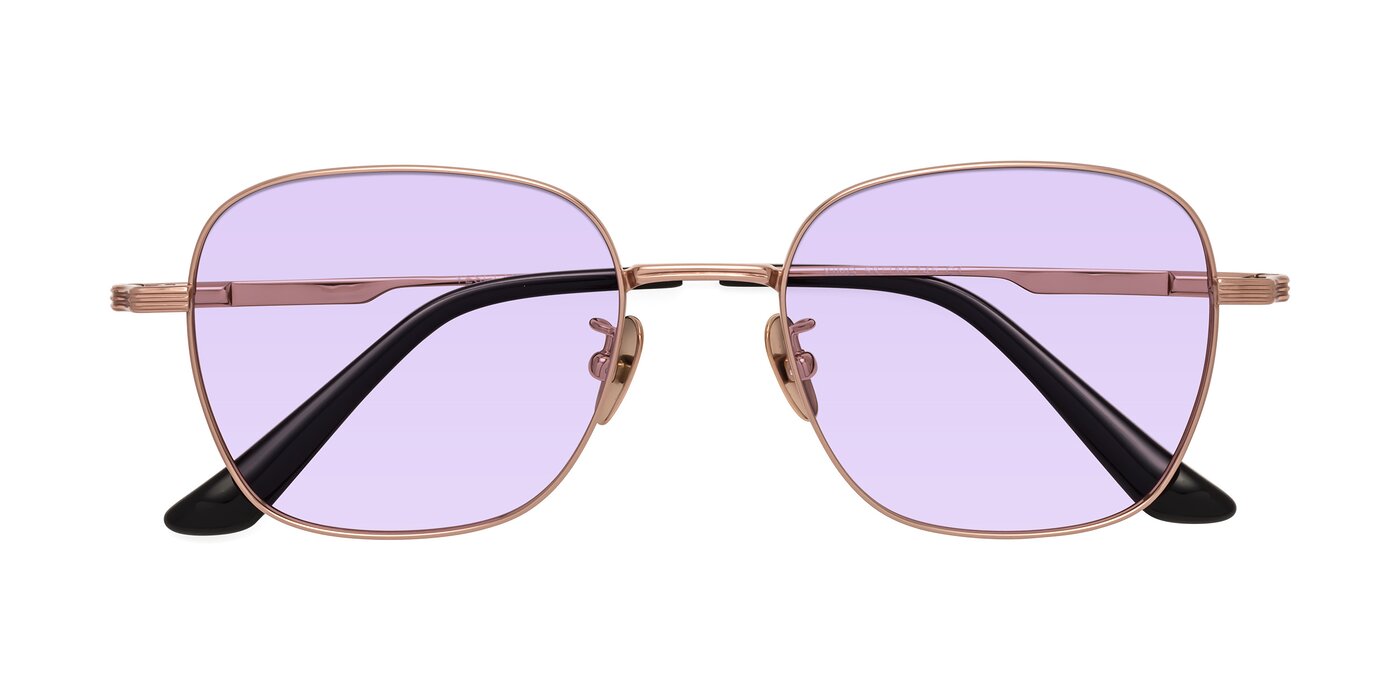 XING - Rose Gold Tinted Sunglasses