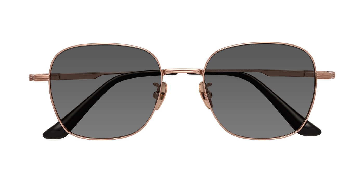 XING - Rose Gold Tinted Sunglasses